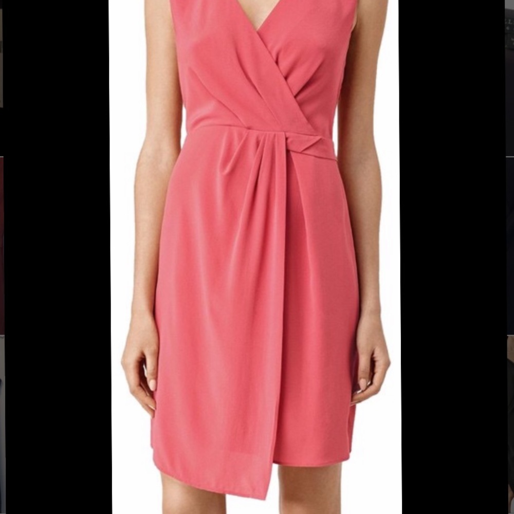 NWT All Saints Sorbet Drape dress
